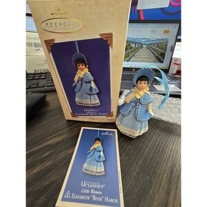 Hallmark Keepsake 2003 Madame Alexander LittleWomen Beth March OrnamentPorcelain
